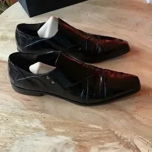 CESARE PACIOTTI Patent Leather slip-on Italian dress shoes - Size 7 1/2 {8.5 US} Cesare Paciotti Dress Shoes for Men for sale | eBay main image 4